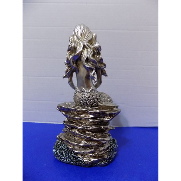 NEW Mermaid Figurine Statue Coastal Nautical Home Decor - Picture 3 of 7